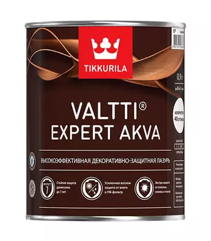 Антисептик Tikkurila Valtti Expert Akva декоративный для дерева рябина 0.9 л