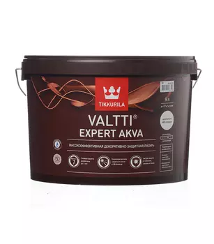 Антисептик Tikkurila Valtti Expert Akva декоративный для дерева бесцветный 9 л
