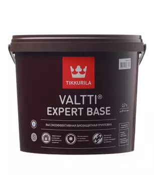 Антисептик Tikkurila Valtti Expert Base грунтовочный для дерева бесцветный 2.7 л