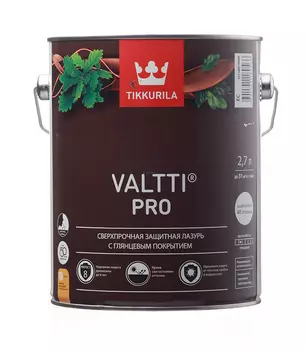 Антисептик Tikkurila Valtti Pro декоративный для дерева бесцветный 2.7 л