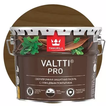 Антисептик Tikkurila Valtti Pro орех 9 л