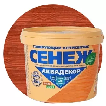 Антисептик тонирующий Сенеж Аквадекор 113 слива 2.5 кг