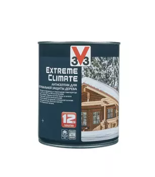 Антисептик V33 Extreme Climate декоративный для дерева французский беж 2.5 л