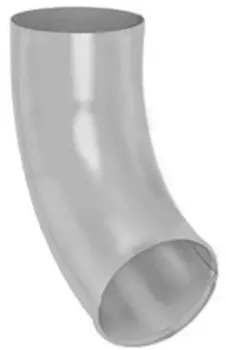 Aquasystem, 125/90 мм, Отвод водосточной трубы цинк-титан