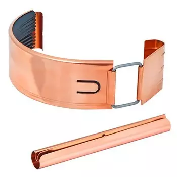 Aquasystem 125/90 мм, соединитель желоба медный с резиновым уплотнителем