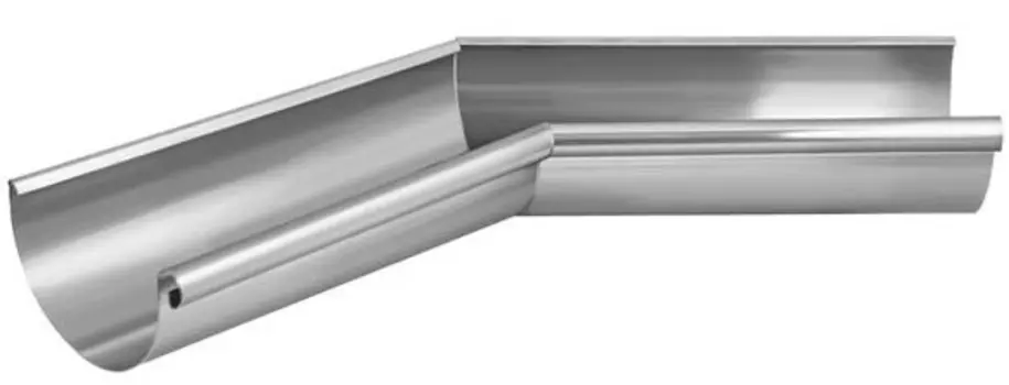 Aquasystem 135 цинк-титан, 125/мм, Угол желоба внутренний