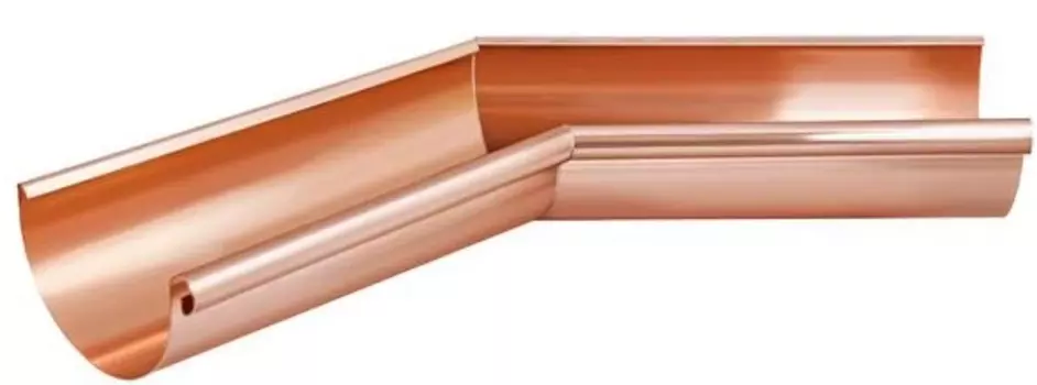 Aquasystem 135 медь, 125/мм, Угол желоба внутренний