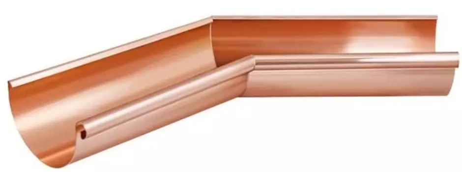 Aquasystem 135 медь, 150/100 мм, Угол желоба внутренний