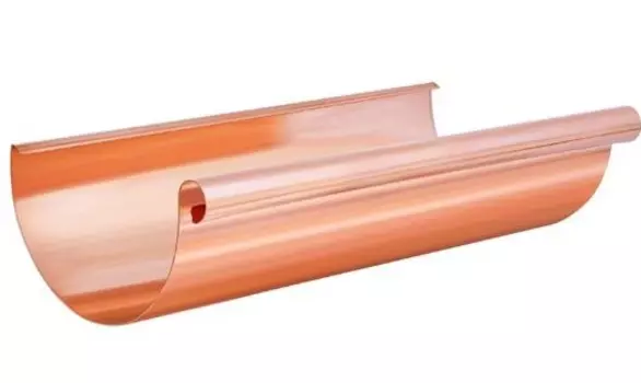 Aquasystem 150/100 мм, 3 м, Желоб водосточный медный