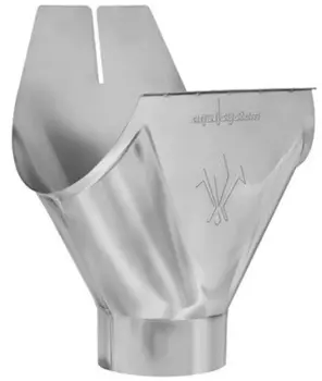 Aquasystem, 150/100 мм, Воронка желоба цинк-титан