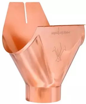 Aquasystem, 150/100 мм, Воронка желоба медь