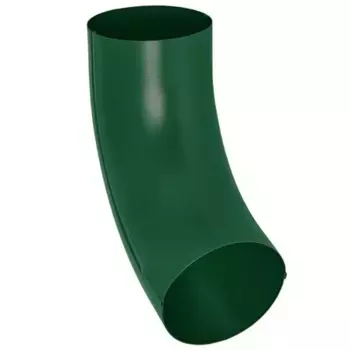 Aquasystem 72 RAL 6005 150/100 мм, Колено трубы оцинкованное (зеленое)