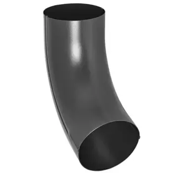 Aquasystem 72 RR 23 150/100 мм, Колено трубы оцинкованное (темно-серое)