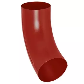 Aquasystem 72 RR 29 150/100 мм, Колено трубы оцинкованное (красное)