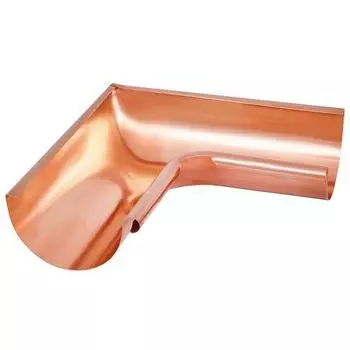 Aquasystem 90 медь, 150/100 мм, Угол желоба внутренний