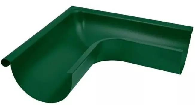 Aquasystem RAL 6005, 125/90 мм, Угол желоба внешний 90°