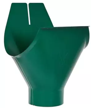 Aquasystem RAL 6005, 125/90 мм, Воронка желоба зеленая