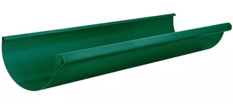 Aquasystem RAL 6005 150/100 мм, 3 м, Желоб водосточный оцинкованный