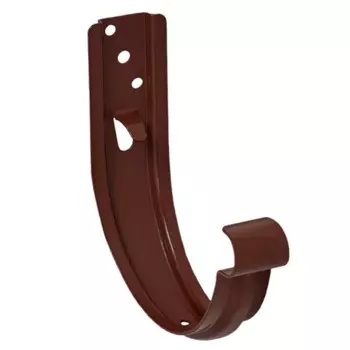 Aquasystem RAL 8017 125/90 мм, Кронштейн желоба металлический универсальный