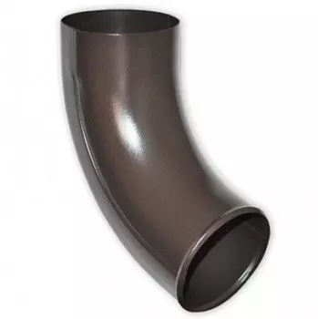 Aquasystem RAL 8017, 125/90 мм, Отвод водосточной трубы коричневый