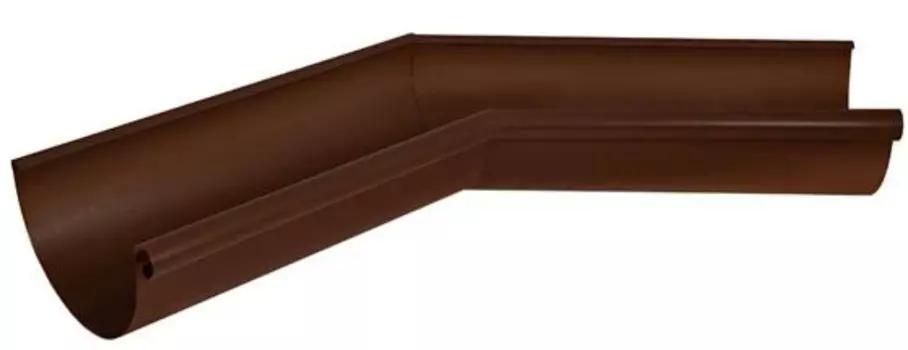 Aquasystem RAL 8017, 125/90 мм, Угол желоба внутренний 135°