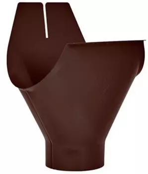 Aquasystem RAL 8017, 150/100 мм, Воронка желоба коричневая