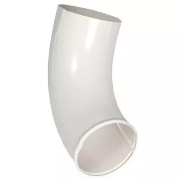 Aquasystem RR 20, 125/90 мм, Отвод водосточной трубы белый