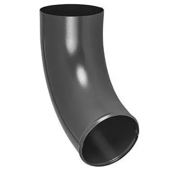 Aquasystem RR 23, 125/90 мм, Отвод водосточной трубы темно-серый