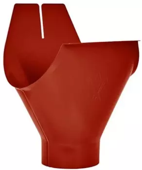 Aquasystem RR 29, 125/90 мм, Воронка желоба красная