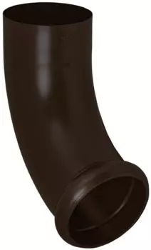Aquasystem RR 32, 150/100 мм, Отвод водосточной трубы декорированный темно-коричневый