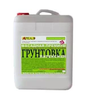 Ареал, 10 л, Грунтовка фасадная латексная