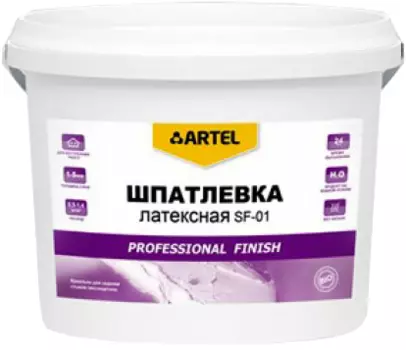 Артель SF-01, 3 кг, Шпатлевка готовая финишная выравнивающая