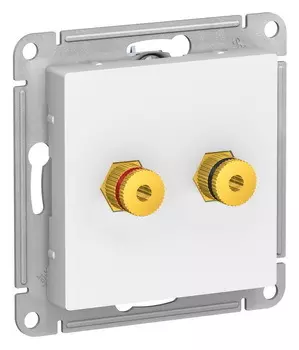 Аудио розетка ATN000187 Schneider Electric AtlasDesign белый