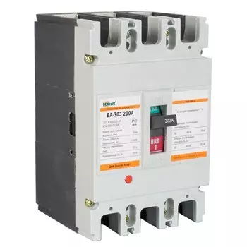 Автоматический выключатель DEKraft ВА-303 200А 30кА