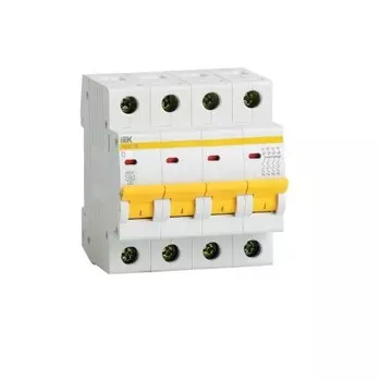Автоматический выключатель IEK ВА47-29 4Р 20А С