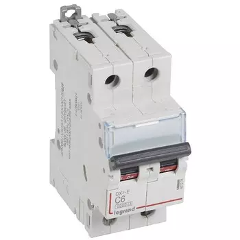 Автоматический выключатель LeGrand Dх3-E 407274 2P C 6A 6кА