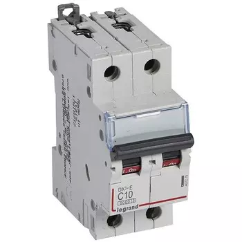 Автоматический выключатель LeGrand Dх3-E 407275 2P C 10A 6кА