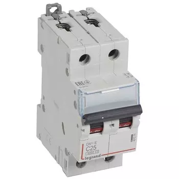 Автоматический выключатель LeGrand Dх3-E 407279 2P C 25A 6кА
