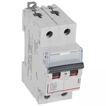 Автоматический выключатель LeGrand Dх3-E 407282 2P C 50A 6кА