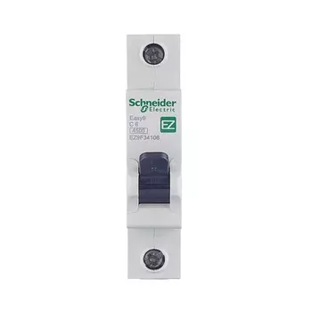 Автоматический выключатель Schneider Electric EASY 9 1П C 6А 4.5кА