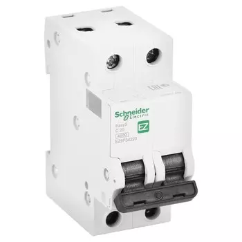 Автоматический выключатель Schneider Electric EASY 9 2П C 20А 4.5кА