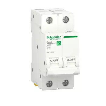 Автоматический выключатель Schneider Electric Resi9 R9F12216 АВ С 16А 2P 6кA