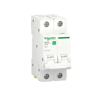 Автоматический выключатель Schneider Electric Resi9 R9F12220 АВ С 20А 2P 6кA
