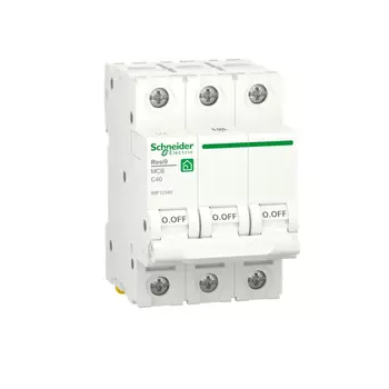 Автоматический выключатель Schneider Electric Resi9 R9F12340 АВ С 40А 3P 6кA