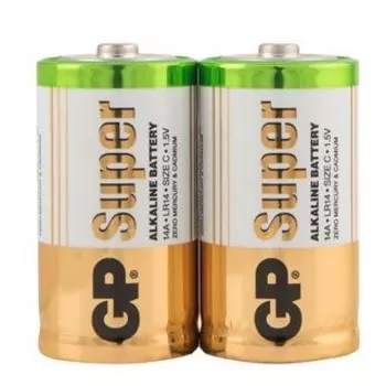 Батарейка алкалиновая GP Batteries Super Alkaline 14А C (2 шт)