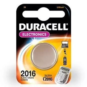 Батарейка литиевая Duracell CR2016 BL-1, 1 шт