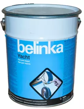 Belinka Yacht, 9 л, Лак лодочный глянцевый