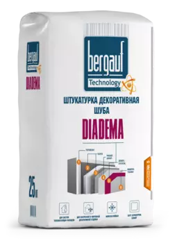 Bergauf Diadema, 25 кг, Штукатурка декоративная цементная