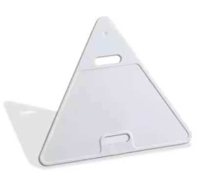 Бирка кабельная У-136 треугольная жесткая, 60х60х60 мм