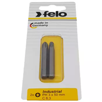 Бита крестовая Felo Industrial PH3 50 мм 2 шт.